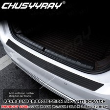 For Subaru Outback 2015-2023 Rear Bumper Rubber Protector Anti-Scrape Black 90CM