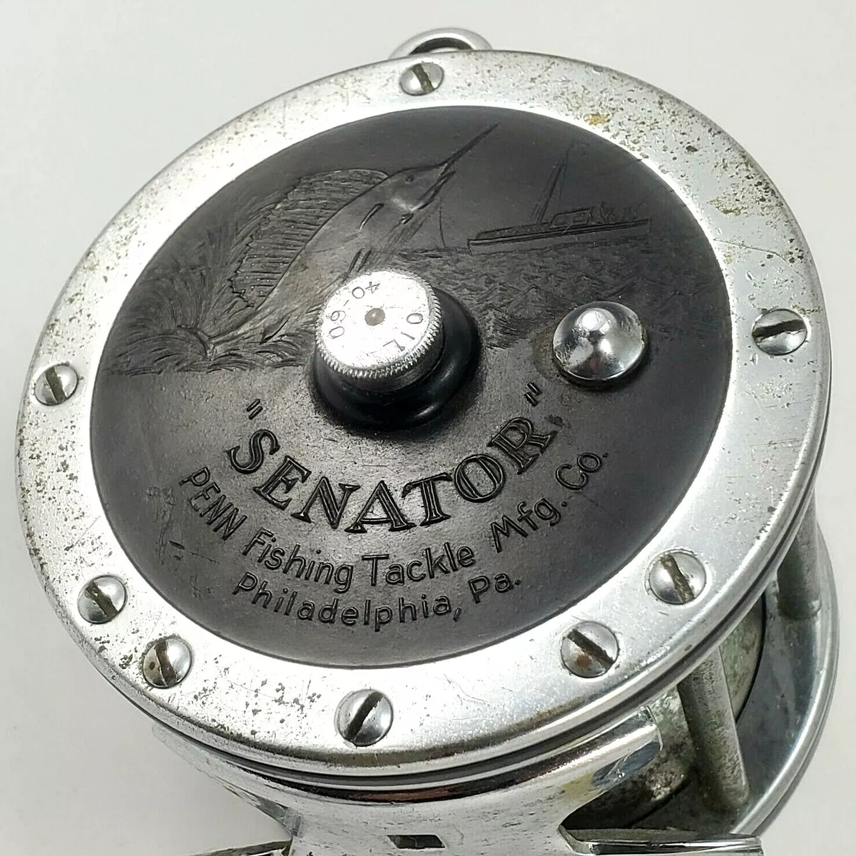 Vintage Fishing Reel Penn Senator 4/0 30-113 Saltwater Estate Sale