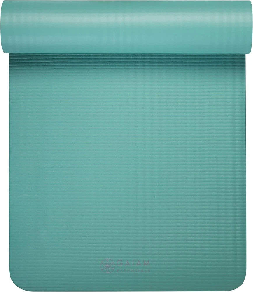 Premium Yoga Mat with Easy-Cinch Carrier Strap for Fitness and Exercise