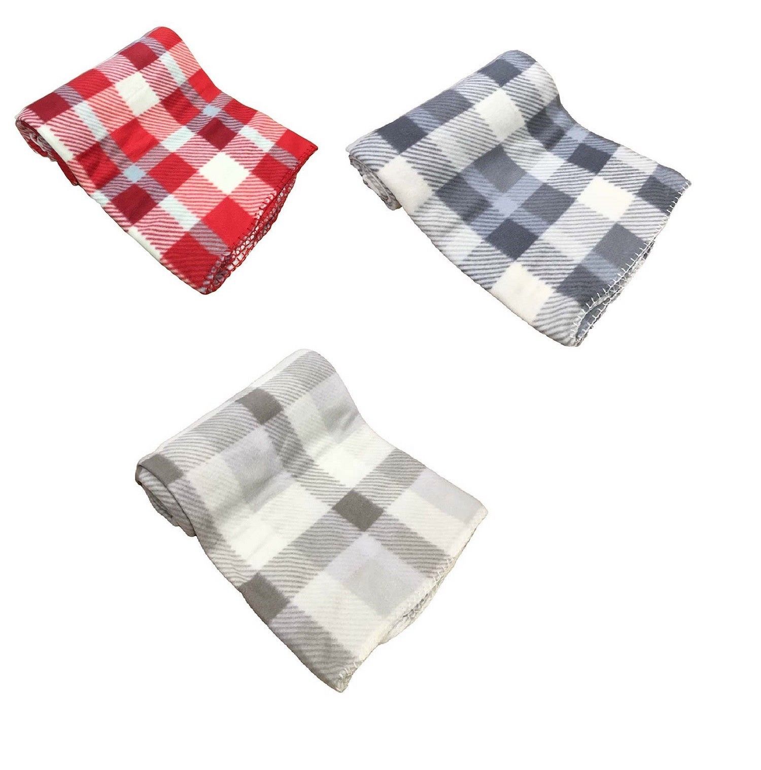 Tartan Warm Fleece Throw Winter Blanket Highland Plaid Traditional 120x150cm