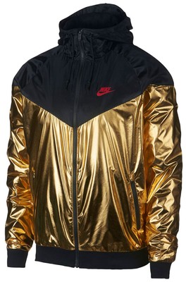 nike gold coat