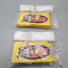 2x NFL Flag Football Belt Yellow Brand New! 1 Belt New Logo Pop Sealed