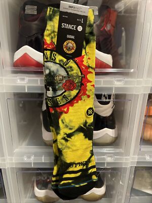 Stance Guns N' Roses So Fine Crew Socks - Yellow