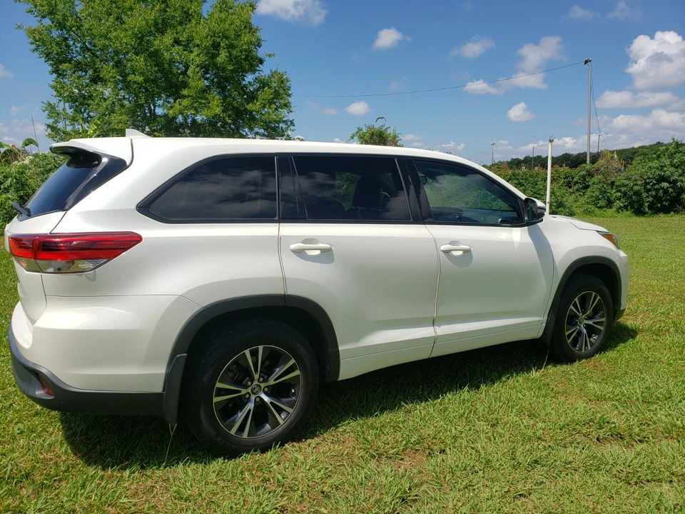 Superposición de apagón de eliminación de cromo para Toyota Highlander 2014-19 moldura de ventana Foto 3 de 3