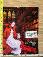 Emma Watson In Alexander McQueen Dress Editorial Fashion Magazine Photograph