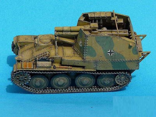 Sd.Kfz. 138/M1 Bisonte Alemán SPG, Late UNIMODELS UM 346 Escala Modelos Kit 1:72 - Imagen 11 de 11