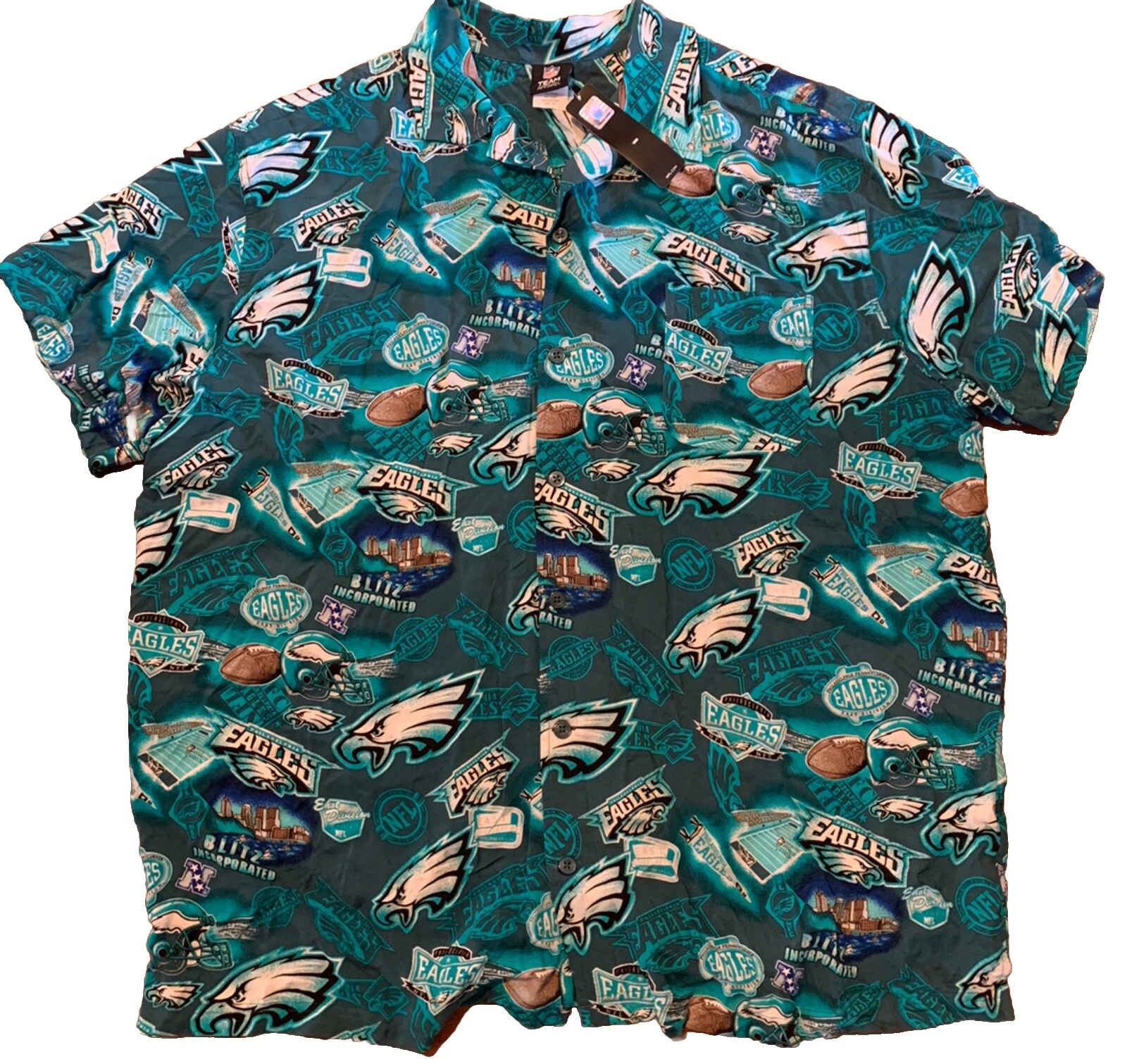 NFL Regular Size 3XL Casual Button-Down Shirts for Men