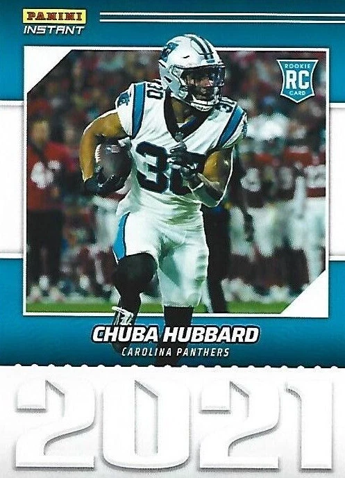 2021 Panini Instant NFL Chuba Hubbard #YO31
