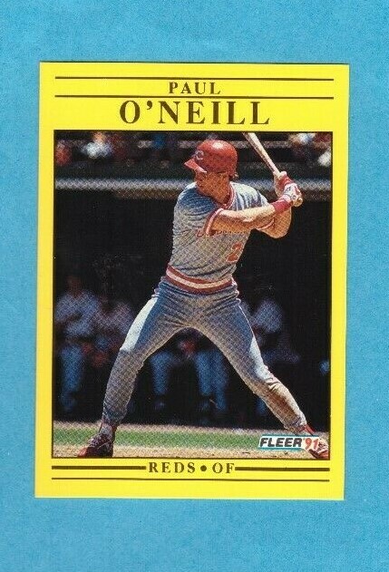 1991 Fleer Baseball Card 76 Paul O Neill Reds EBay