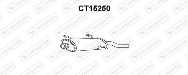 Silencieux arriere Citroen Xsara Break 1.4 i echappement pot essence