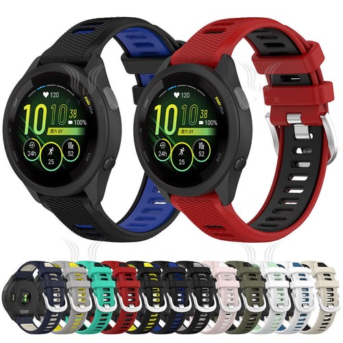 For Garmin Forerunner 265 265S 255 255S 165 245 Sport band Silicone Watch Strap