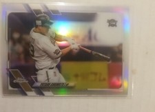 2021 Topps Chrome Nippon Pro Baseball Silver Refractor - #128 Yutaro Sugimoto 