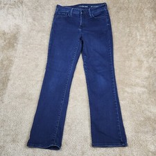 Calvin Klein Sculpt Womens Sz 29 Dark Wash Mid Rise Straight Leg Denim Jean A997