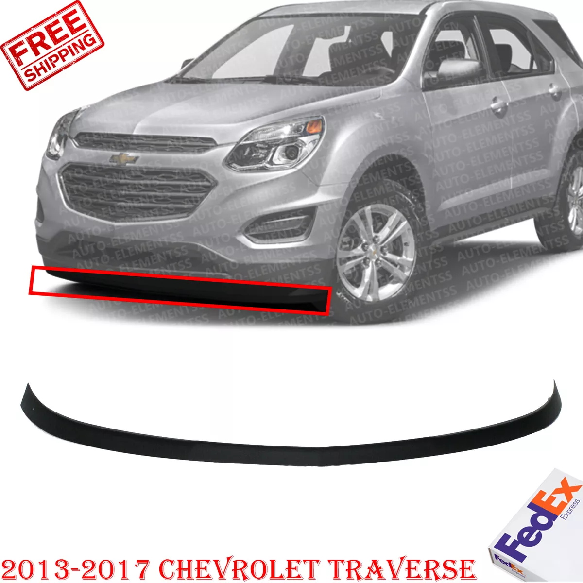 2017 chevy 2024 traverse front bumper