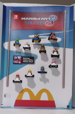McDonald's Mario Kart 8 Deluxe Happy Meal Toys - Complete Set with Store Display