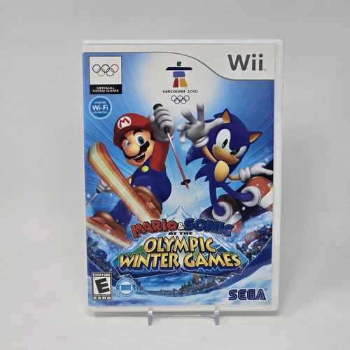 Mario & Sonic at the Olympic Winter Games (Nintendo Wii) CIB COMPLETE & TESTED
