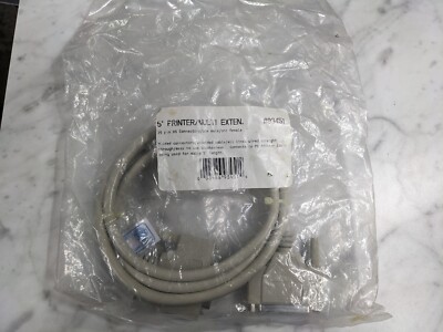DATA DOC 93451 DB25 25 Pin Serial Parallel SCSI MALE-FEMALE 5' EXTENSION CABLE