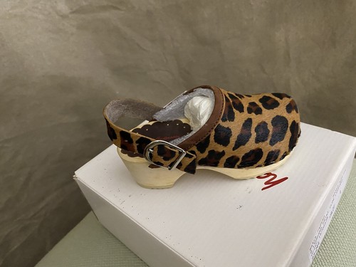 Hanna Andersson PELO DE CABALLO LEOPARDO Estampado de Animal ZUECOS Niña 8/25 - Imagen 11 de 14