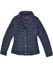 Kappa Womens Padded Jacket Uk 6 Xs Navy Blue Nylon Bj92