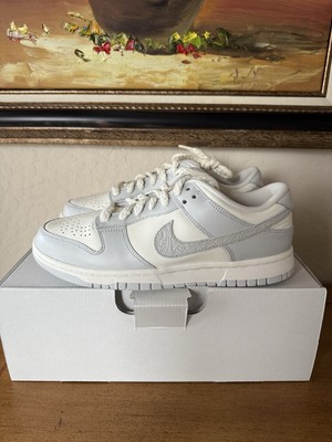 Nike Dunk Low Shoes Women s Size 9.5 Needlework Sail Photon Dust FJ4553-133