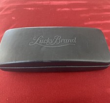 Lucky Brand Black Hard Shell Eye Glass Case