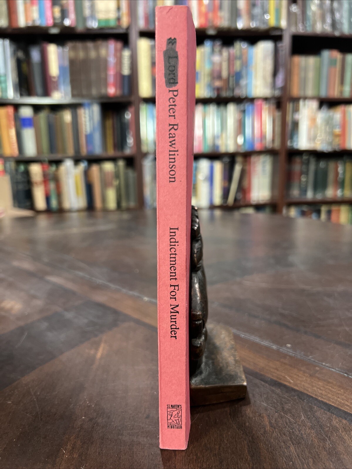 Indictment for Murder By Peter Rawlinson First Edition Uncorrected Proof. 6-6