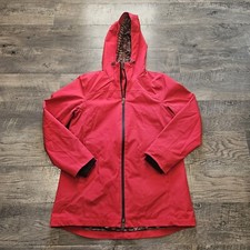Pendleton Rain Jacket Womens Small Full Zip Hooded Lined Outdoor Jacket EUC