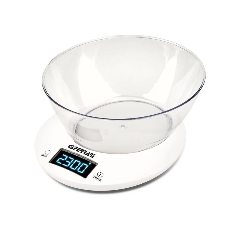 Bilancia Pesa Digitale da Cucina con Ciotola G3Ferrari G20153 Winny 1 gr / 5 Kg