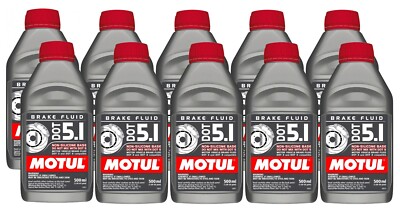 Motul DOT 5.1 - 5 Liters AM - Long Life Fully Synthetic Brake Fluid (10 x 0.5L)