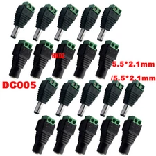 12V DC CCTV Female Male Power Connector Adapter Plug Jack Socket Cable Terminal