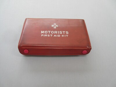 Vintage Johnson & Johnson Autofahrer Erste Hilfe Set Box Oldtimer Requisite