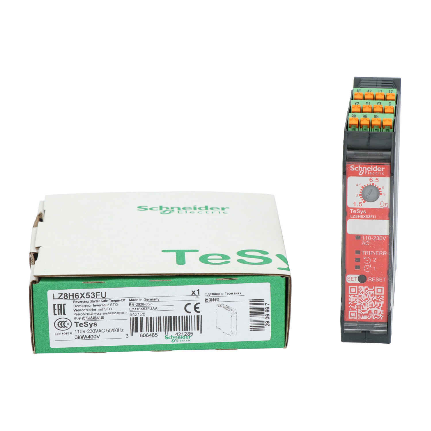 Schneider Electric LZ8H6X53FU TeSys H Reversing Starter New NFP