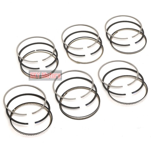 6pcs Piston Rings Set 83mm STD For Volvo S80 XC90 2.9T T6 B6294S B6294T