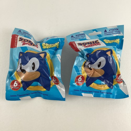 Sonic SquishMe Serie 1 Mystery Pack – 1 Weiche, Duftende Spielfigur (zufällige Auswahl Aus 6 Charakteren)