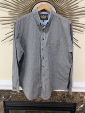 Vintage Chaps Ralph Lauren L/Sleeve Button Down Shirt Men  s Size 17 34-35