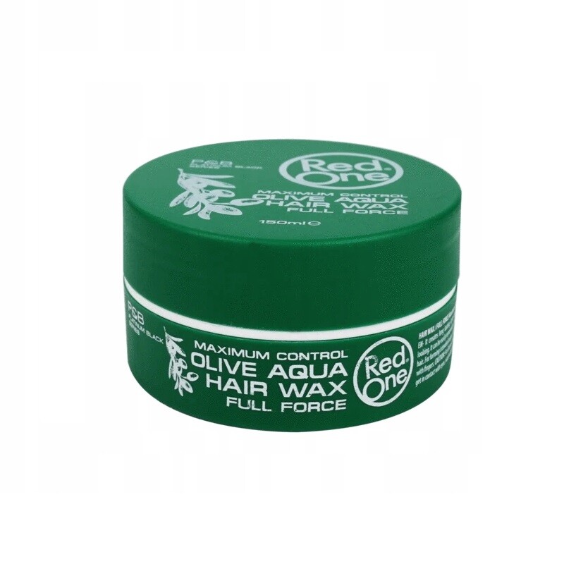 8697926023279 Aqua Hair Gel Wax Full Force wosk do wosw Olive 150ml Red One 3790₽