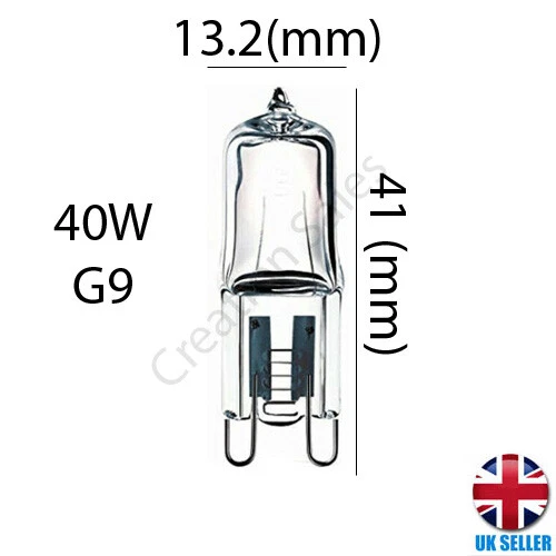 G9 Oven Cooker Appliance Bulb Lamp 40W Halogen Capsule Dimmable 240V Branded