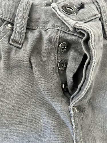 RIVER ISLAND SLIM FIT,GREY MENS JEANS..BUTTON FLY..30 REGULAR - Picture 6 of 6