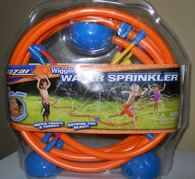 Banzai Wiggin' Water Sprinkler Outdoors Backyard Fun Water Toys
