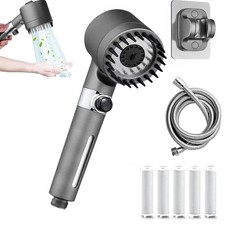 High Pressure Shower Head with Handheld Spray Combo, Rain ShowerHead with Filter
