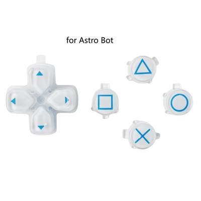 Theme Action Cross ABXY D-pad Direction Key Button Kit for PS5 Controller