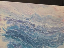 RISE TO A Peake 2 Pastel Multi Media Swipe 12x16 Canvas