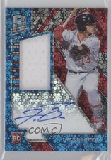 2020 Panini Chronicles Spectra Neon Blue Prizm 50/99 Tres Barrera #127 Auto uk2