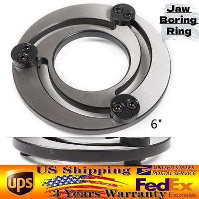 6 in Adjustable Jaw Boring Ring Heat Treatment Steel Soft Jaw Boring Ring CNC