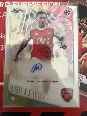 MYLES LEWIS-SKELLY FUTURE STARS REFRACTOR AUTO - 2026 TOPPS CHROME UEFA