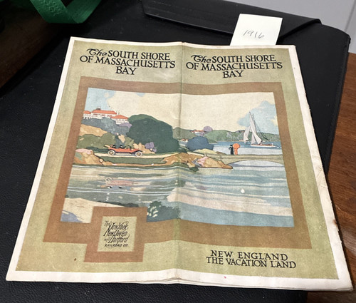 1916 Massachusetts New York New Haven and Hartford Railroad Travel Brochure