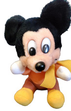 Vtg Disney Mickey  s Christmas Carol Plush Doll   Mickey Mouse Holiday Collectors