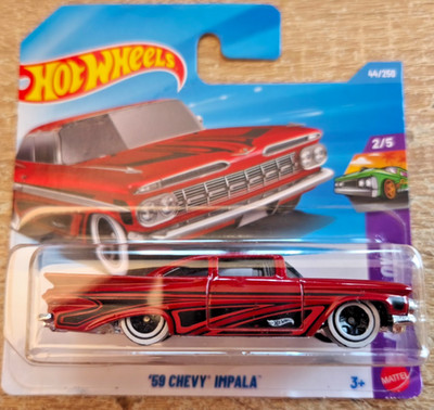 Hot Wheels ´59 Chevy Impala Rot  in OVP Warenkorb spart Versand
