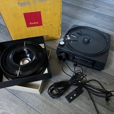 Kodak Carousel 760H Slide Projector w/ Ektanar Lens 80 Slide Tray Parts Repair
