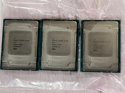Lot of 3 Intel XEON Silver 4214 SRFB9 2.20GHz 12 Threads 24 Workstation CPU
